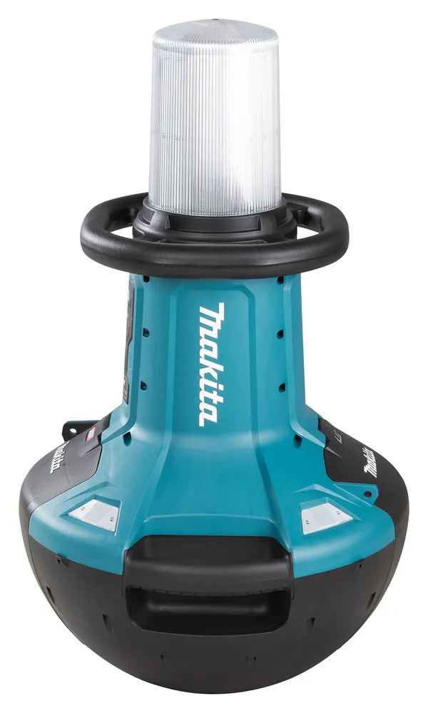 Pildil on kujutatud Makita akulamp ML010G, mis on selgeks valgustamiseks ette nähtud kaasaskantav valgusti.
