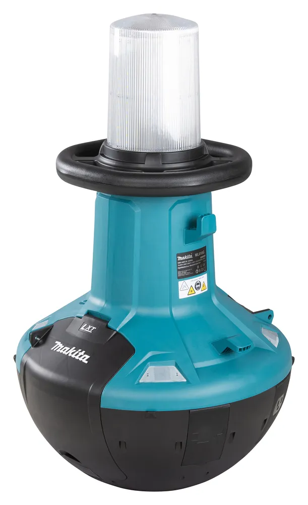 Pildil on Makita akulamp ML010G, mis on kompaktne ja tööriistadele sobiv valgusti.