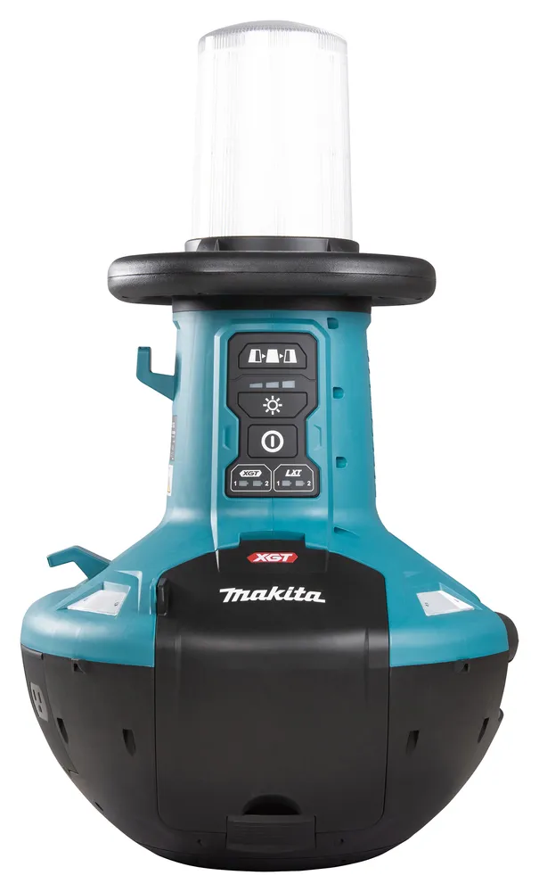 Pildil on Makita ML010G akulamp, millel on XGT ja LXT tehnoloogia.