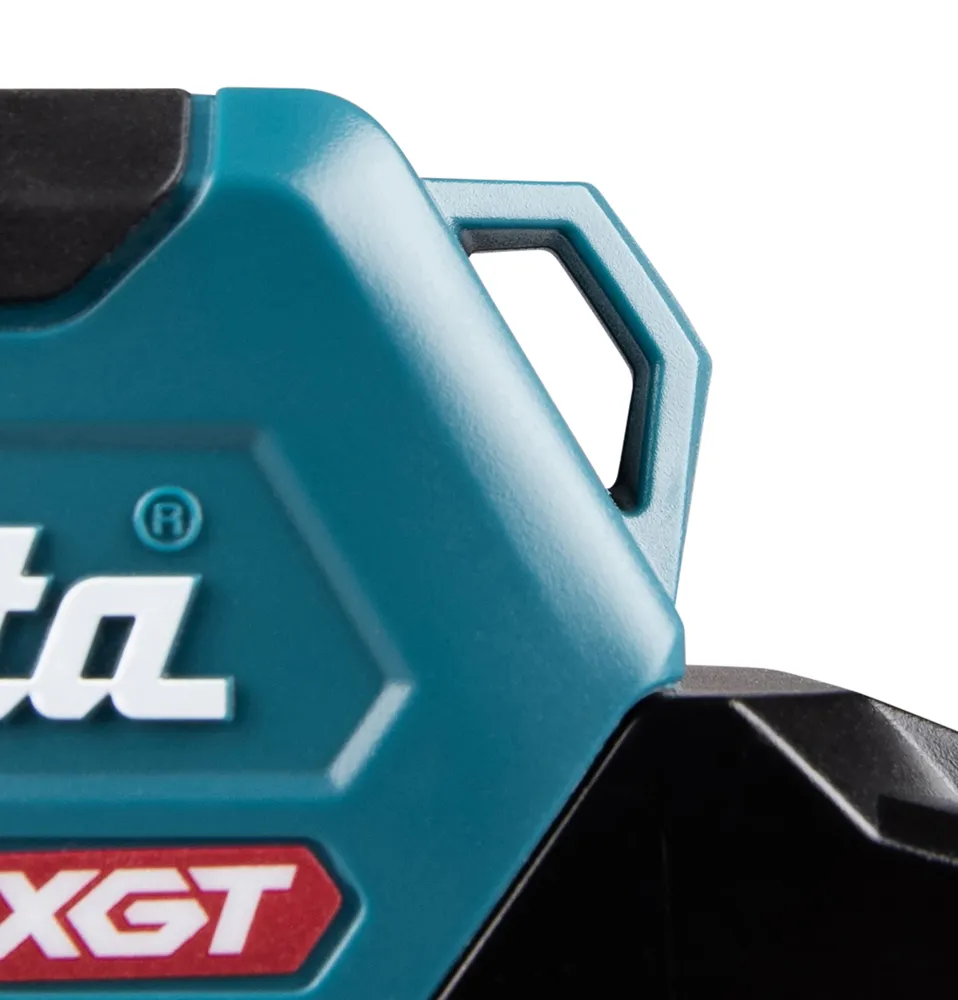 Pildil on näha Makita akulambi ML011G osa, sealhulgas roheline korpus ja käepide.