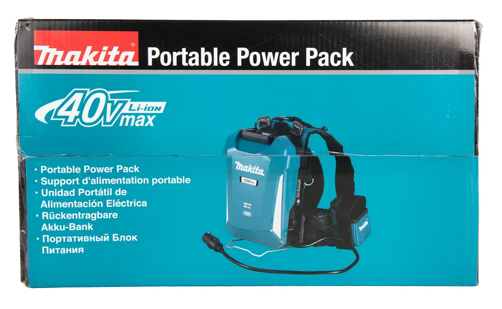 Makita portable battery backpack PDC1200A02 for LXT / XGT series batteries