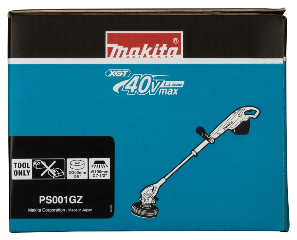 Makita cordless floor care machine PS001GZ, without battery and charger