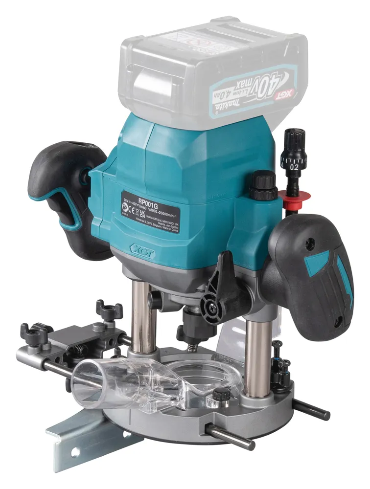 Pildil on Makita akufrees RP001GZ02 koos tarvikutega, kuid ilma aku ja laadijata.