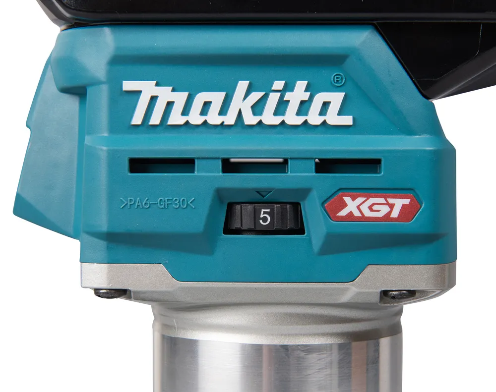 Makita cordless router/edge router RT001GZ04, without battery and charger