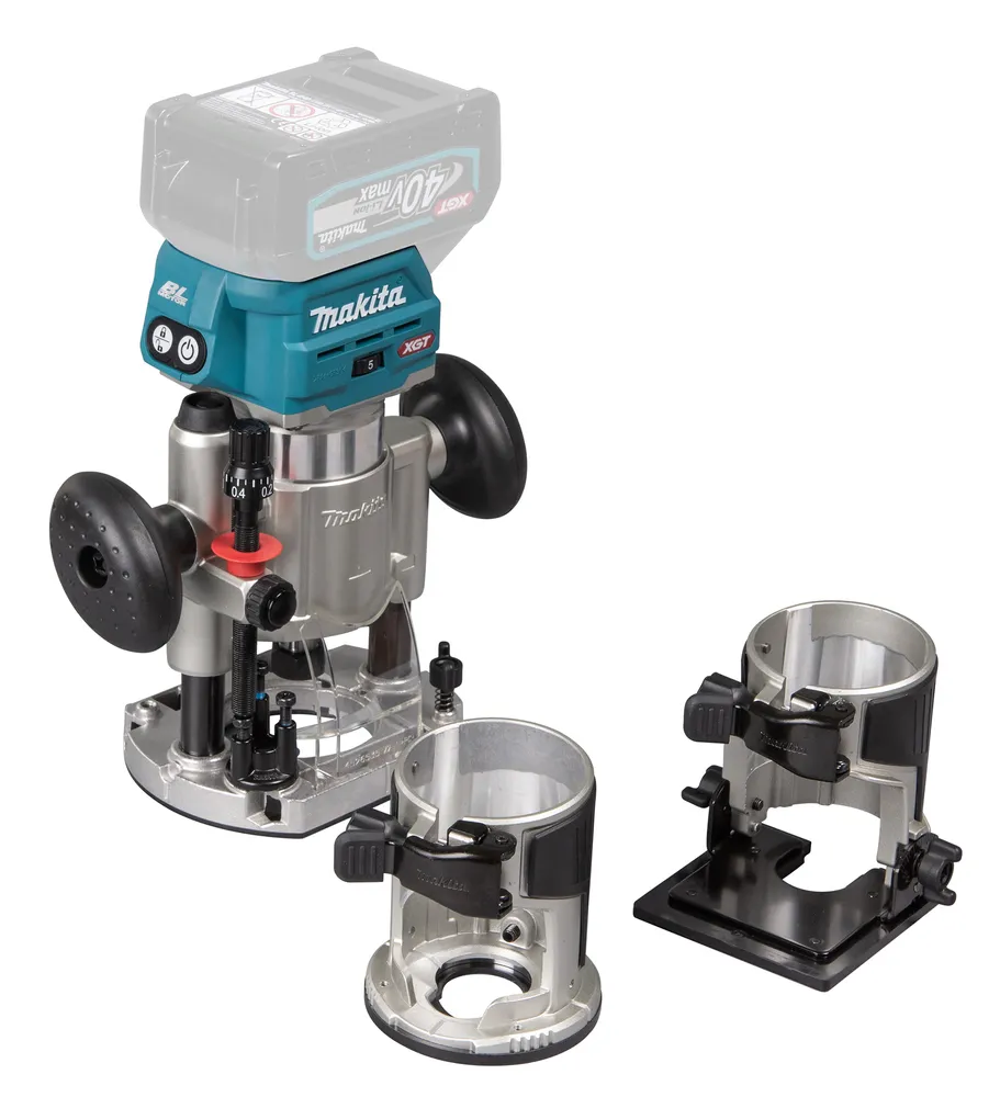 Makita cordless router/edge router RT001GZ13, without battery and charger