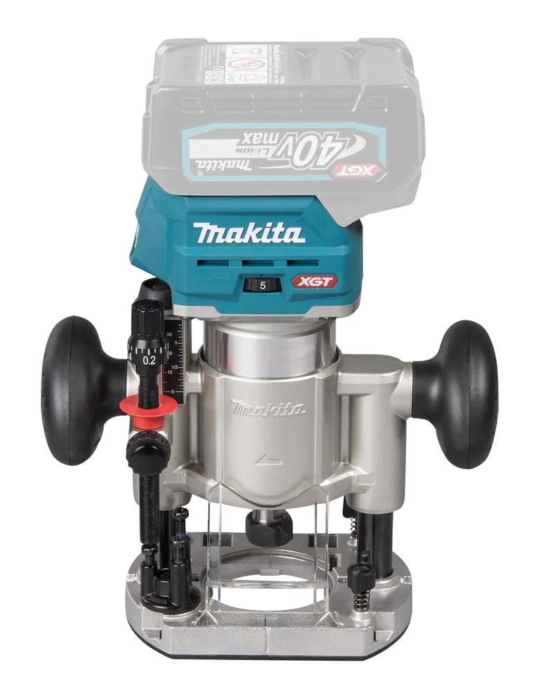 Makita cordless router/edge router RT001GZ13, without battery and charger