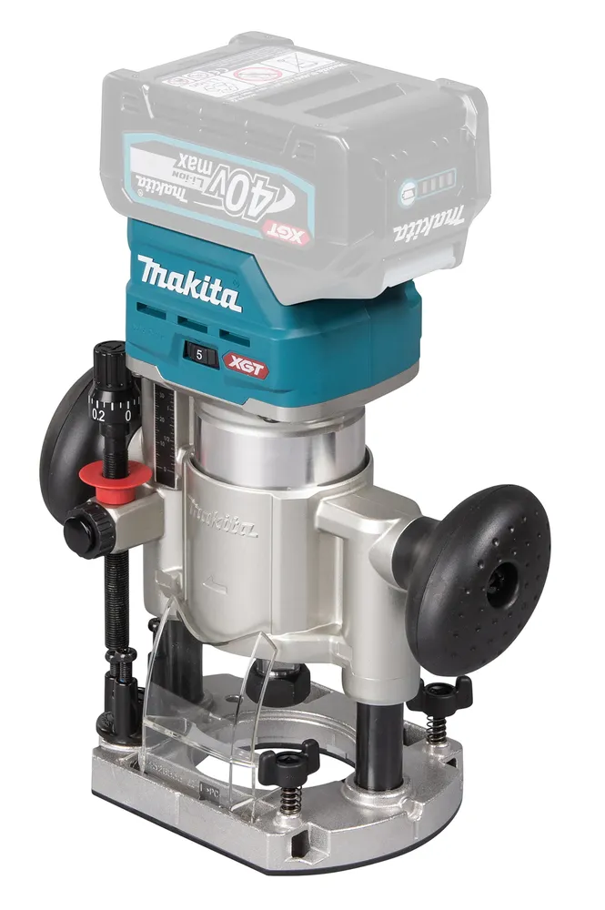 Makita cordless router/edge router RT001GZ13, without battery and charger