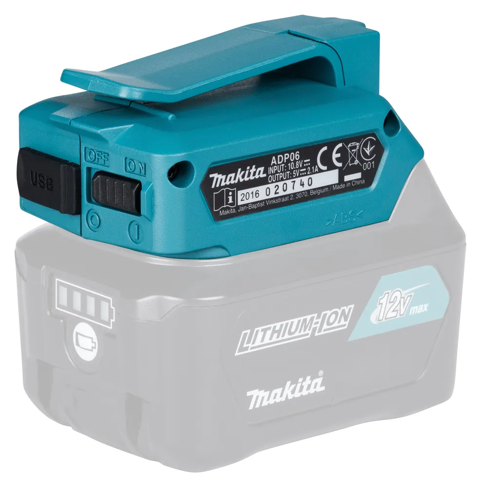 Адаптер аккумулятора Makita 10,8 В→USB