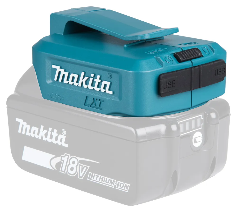 Адаптер аккумулятора Makita 18V-USB (2X)