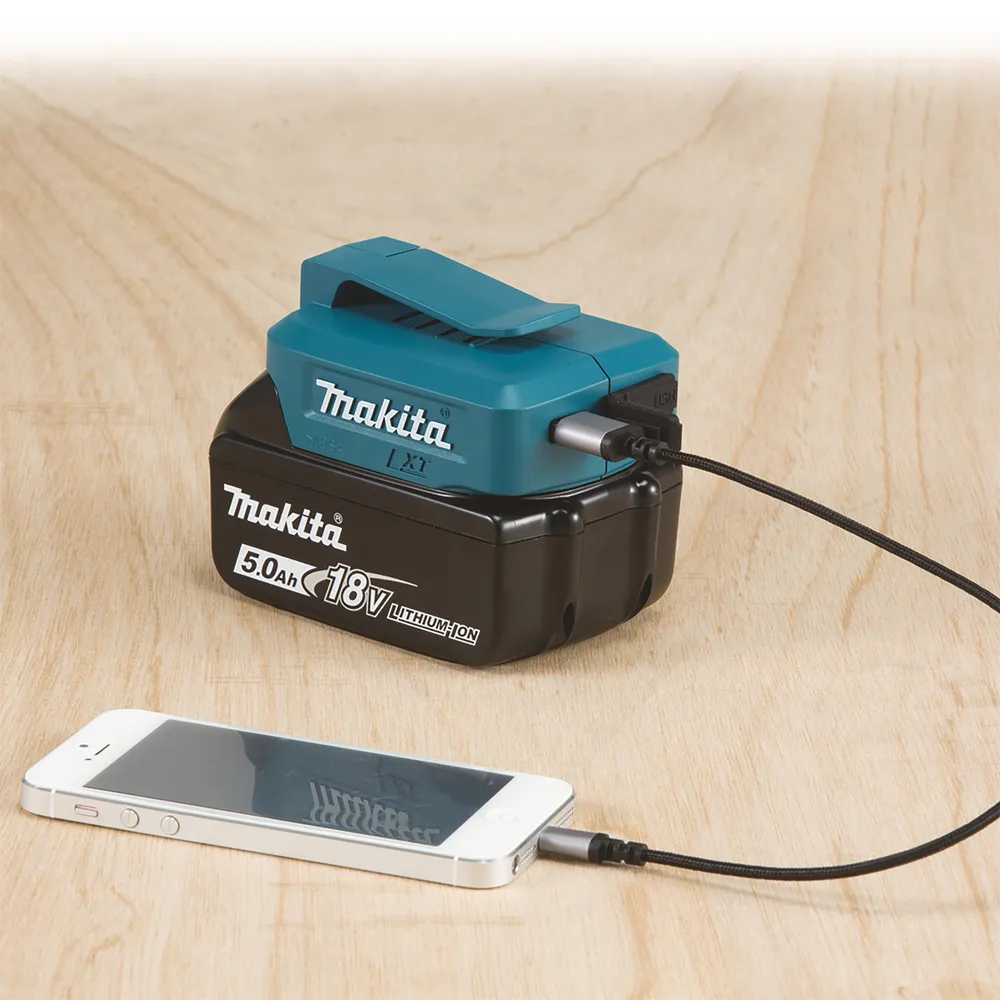 Адаптер аккумулятора Makita 18V-USB (2X)