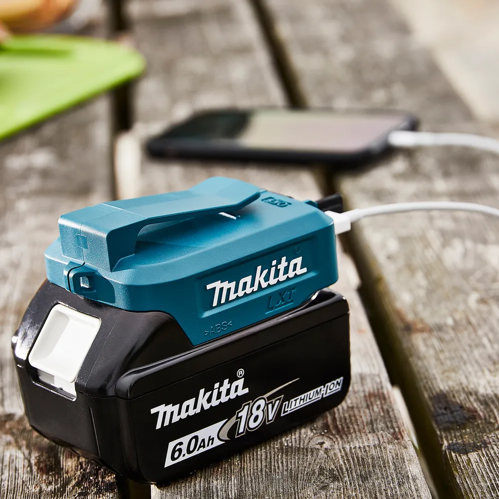 Адаптер аккумулятора Makita 18V-USB (2X)