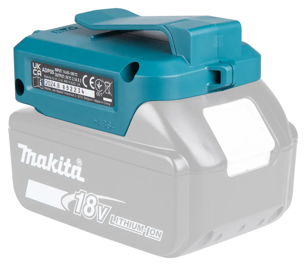 Адаптер аккумулятора Makita 18V-USB (2X)