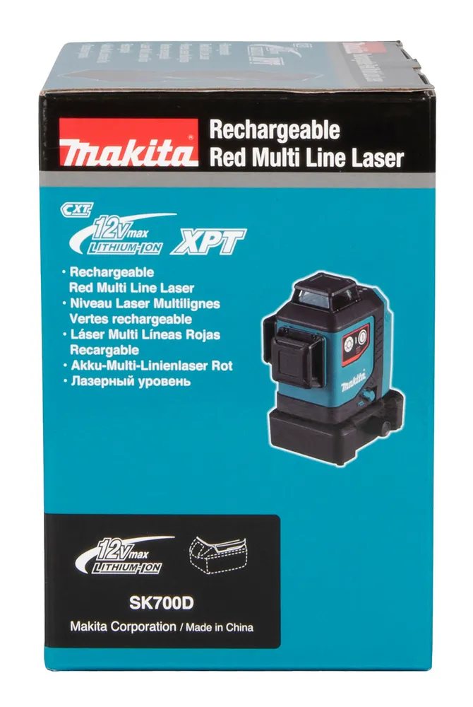 Makita krusta lāzers SK700D, bez akumulatora un lādētāja