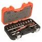 Bahco socket set 1/4" 4-13 mm 65 parts