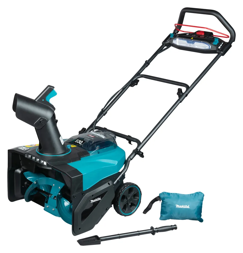 Pildil on näha Makita SN001GZ akulumepuhuri detail, täpsemalt selle lukustusmehhanism.