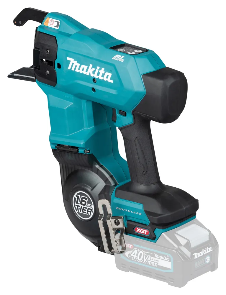 Pildil on näha Makita akuarmatuurisiduja TR001GZ, millel on ka XGT logo ja 40V aku.