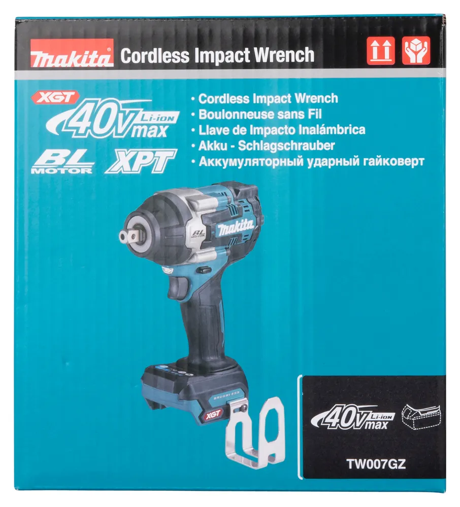 Makita аккумуляторный ударный гайковерт TW007GZ, без аккумулятора и зарядного устройства