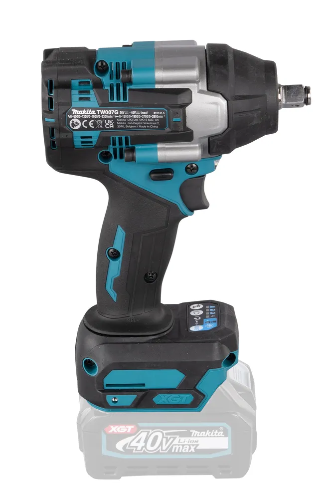 Makita аккумуляторный ударный гайковерт TW007GZ, без аккумулятора и зарядного устройства