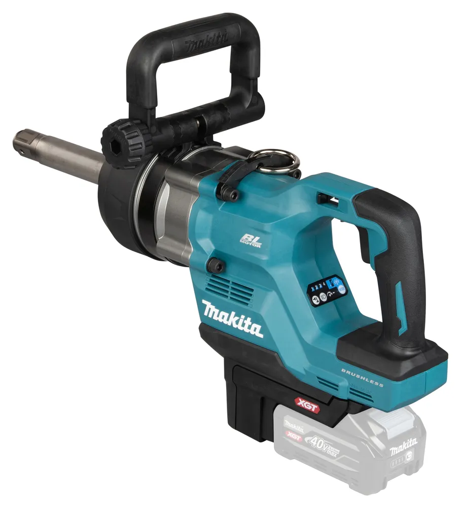 Pildil on Makita akulöökmutrikeeraja TW010GZ, millel on tugev disain ja ergonoomiline käepide.