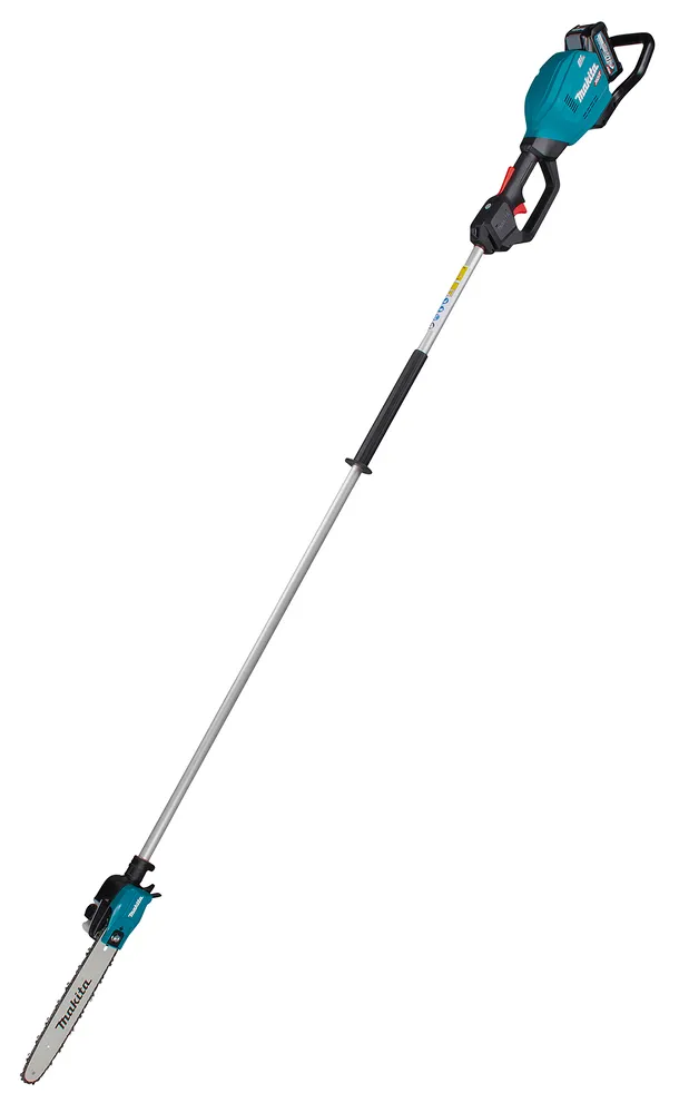 Pildil on Makita akutoitel teleskoop-oksasaag UA003GZ XGT, mis on piltlikult kujutatud valgel taustal.