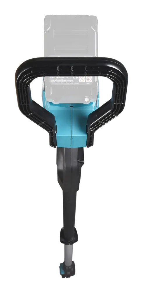 Pildil on Makita akutoitel teleskoop-oksasaag UA004GZ XGT, ilma aku ja laadijata, nähtuna pealtvaates.