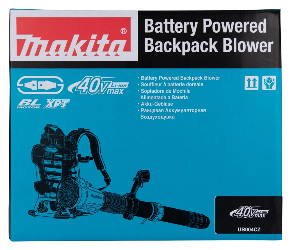 Makita аккумуляторный воздуходув UB004CZ, без аккумулятора и зарядного устройства