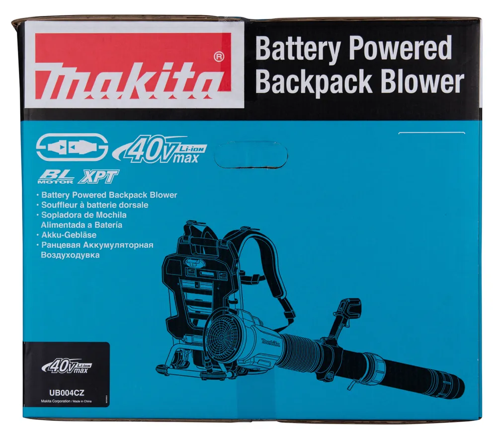 Makita аккумуляторный воздуходув UB004CZ, без аккумулятора и зарядного устройства