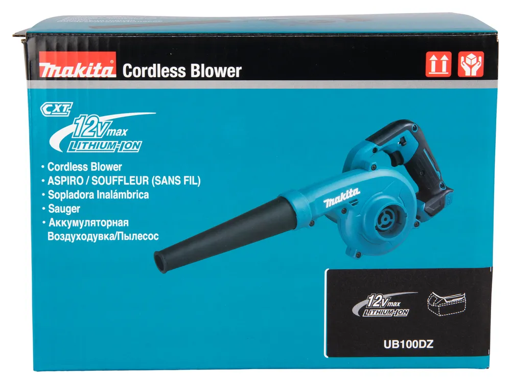 Makita cordless blower UB100DZ, without battery and charger