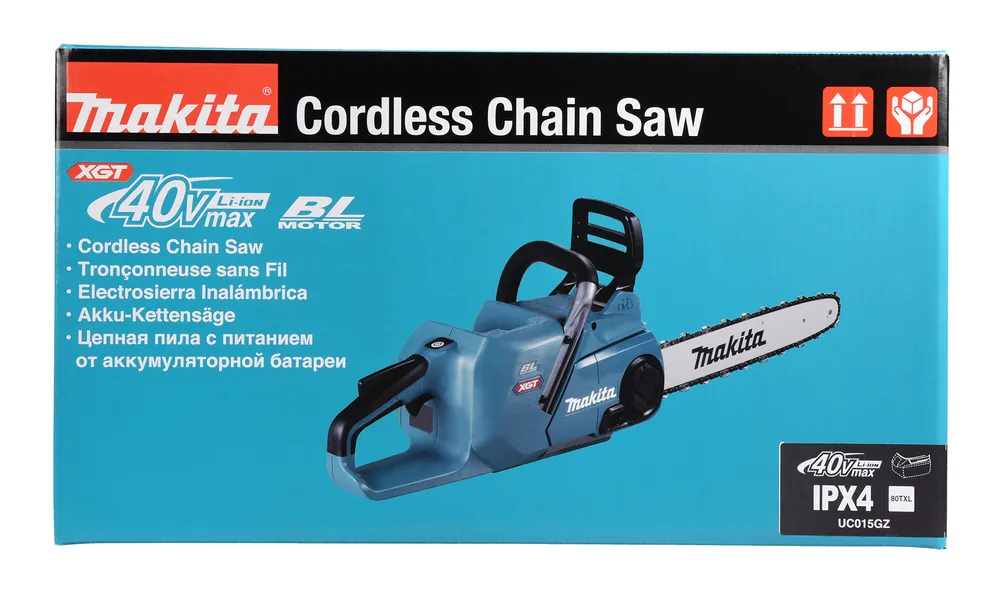 Makita аккумуляторная цепная пила UC015GT101, XGT