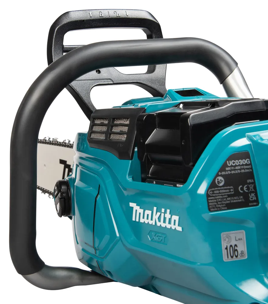 Makita аккумуляторная цепная пила UC030GZ01, XGT, без аккумулятора и зарядного устройства