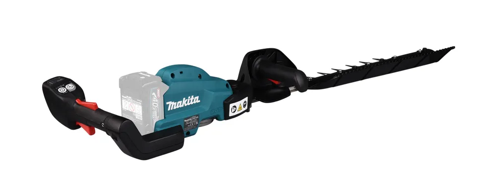 Pildil on akuhekilõikur Makita UH013GZ, mis on XGT seeria ja millel ei ole akut ega laadijat, nähtav on tööriista...