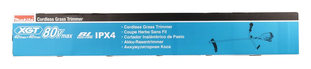 Makita cordless brush cutter and grass trimmer UR012GZ02, XGT, without battery and charger