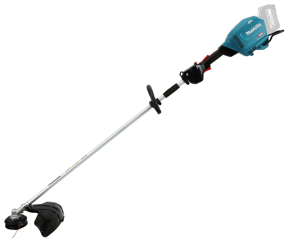 Pildil on Makita UR014GZ XGT akutrimmer, mida müüakse ilma aku ja laadijata.