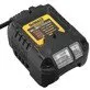 Pildil on must ja kollane DeWalt DCB1102 akulaadija, mis on mõeldud XR ja FlexVolt akude laadimiseks.