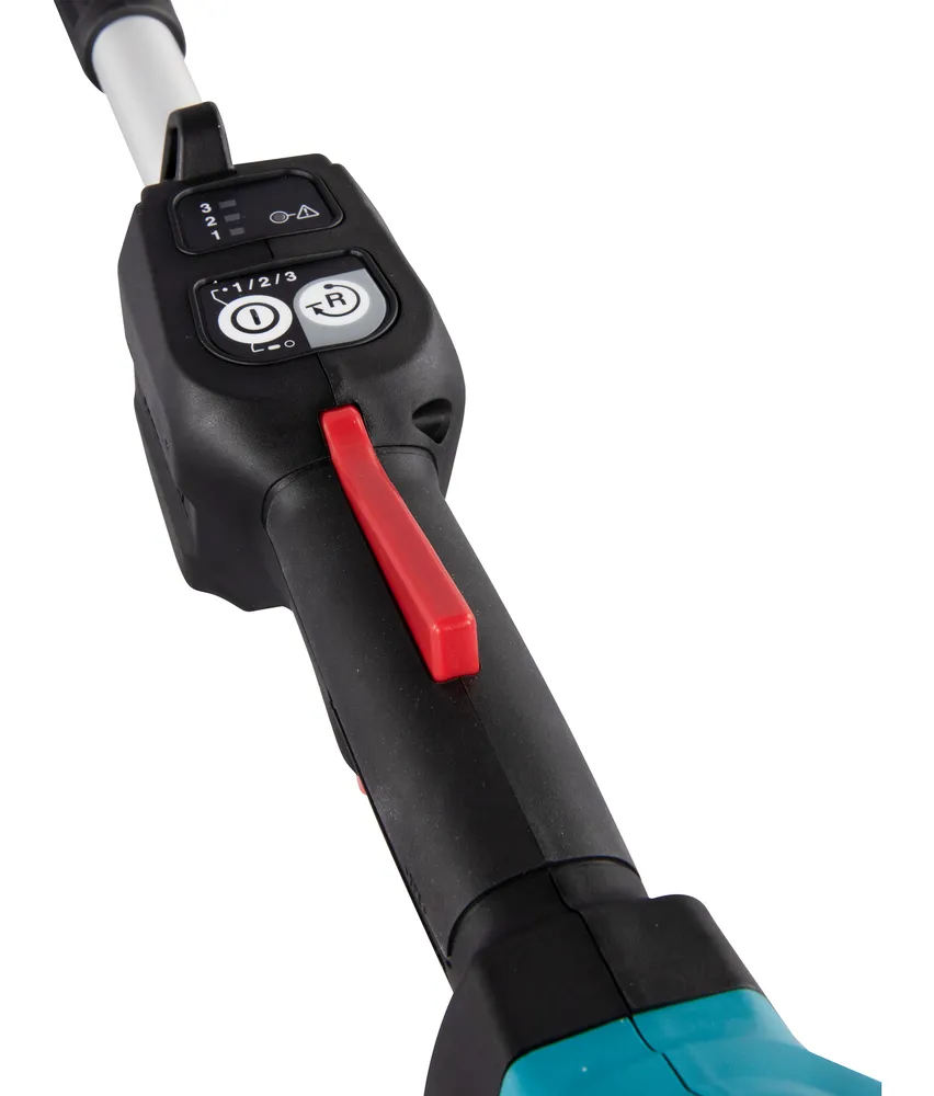 Makita cordless trimmer UX01GZ with interchangeable accessories, XGT, without battery and charger
