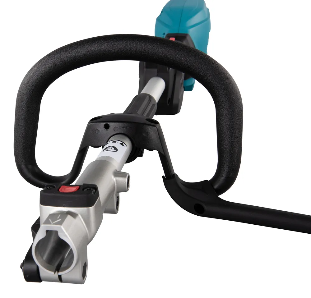 Makita cordless trimmer UX01GZ with interchangeable accessories, XGT, without battery and charger