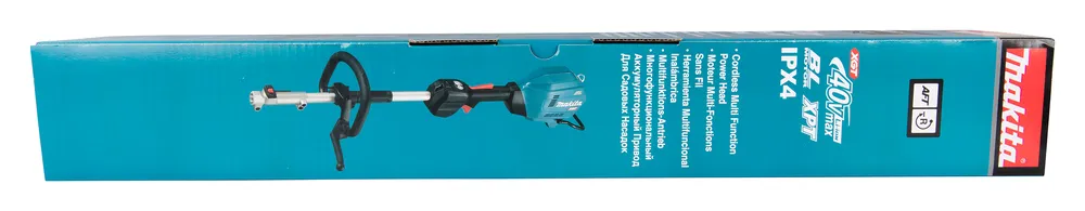 Makita cordless trimmer UX01GZ with interchangeable accessories, XGT, without battery and charger