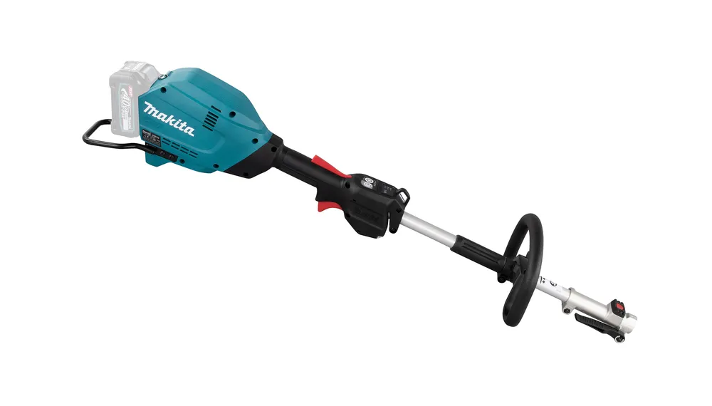 Makita cordless trimmer UX01GZ with interchangeable accessories, XGT, without battery and charger