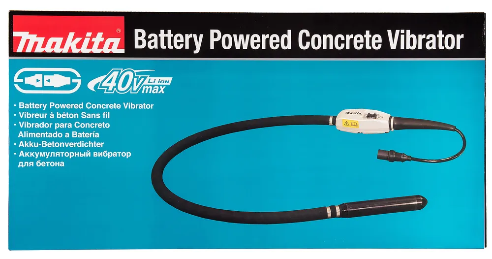 Makita cordless concrete vibrator VR001CZ, without battery and charger
