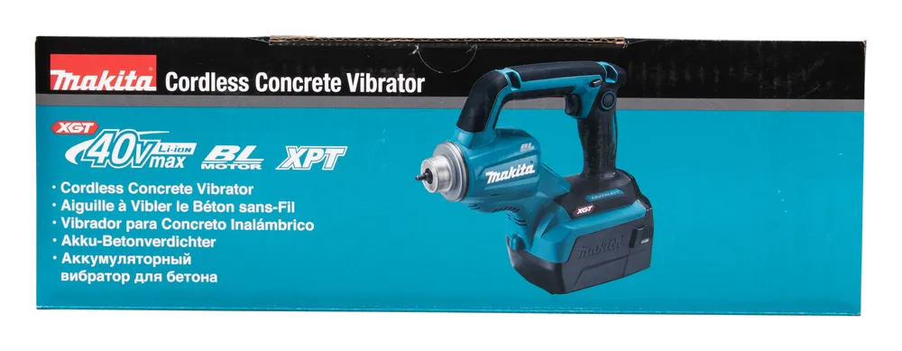 Makita cordless concrete vibrator VR001GZ, without battery and charger