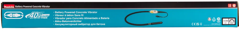 "Makita" akumuliatorinis betono vibratorius VR004CZ, be akumuliatoriaus ir įkroviklio