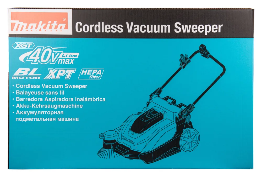 Makita cordless dry sweeping machine VS001GZ XGT, without battery and charger