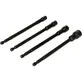 YATO long magnetic socket set 1/4" 150 mm 4 parts
