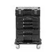 Yato tool case set with wheeled platform 4-piece