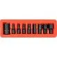 YATO hex impact bit set with 1/2" adapter