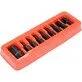 YATO torx impact bit set with 1/2" adapter