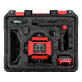 YATO joonlaser 4D HD, max 25 m, ± 1,5 mm / 10 m, roheline kiir