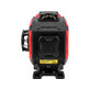 YATO joonlaser 4D HD, max 25 m, ± 1,5 mm / 10 m, roheline kiir