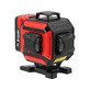 YATO joonlaser 4D HD, max 25 m, ± 1,5 mm / 10 m, roheline kiir
