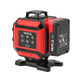 YATO joonlaser 4D HD, max 25 m, ± 1,5 mm / 10 m, roheline kiir